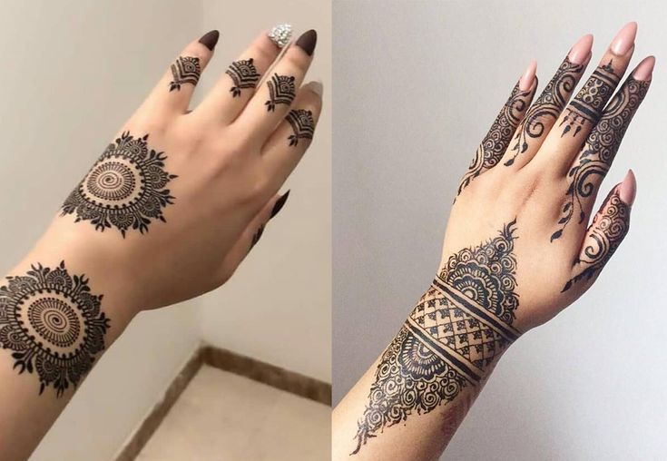 Break-Apart Easy Arabic Mehndi Design