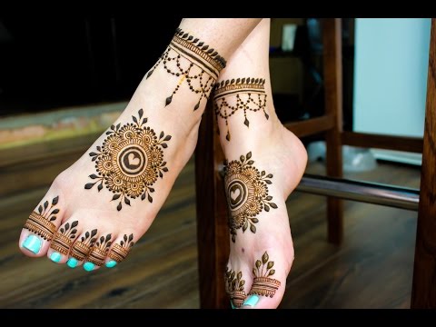 Mandala magic mehndi Designs for foot