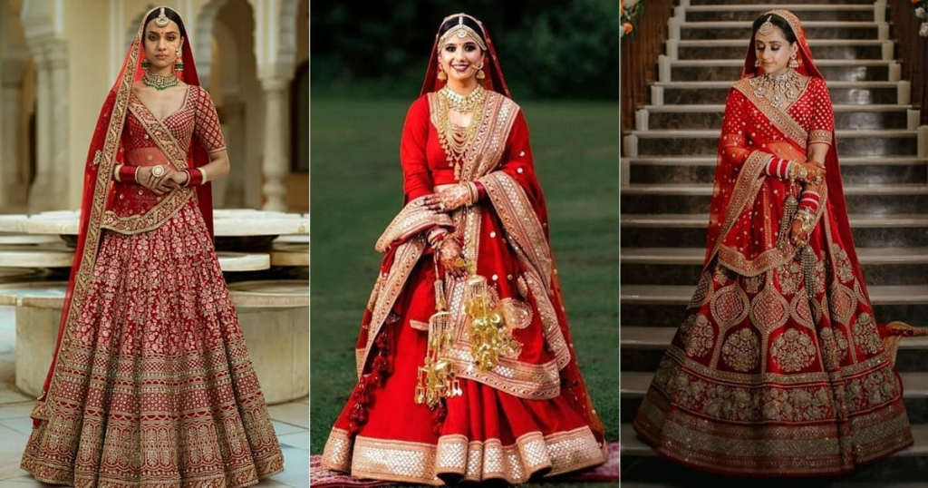 Classic Red Bridal Lehenga