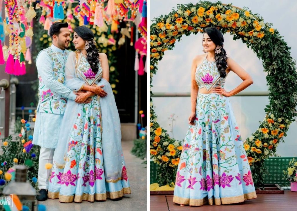 Hand-Painted Lehenga